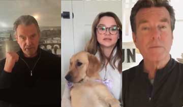 Y&R cast members give fans love via video message